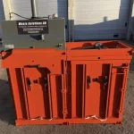 Balpress Orwak 5070Kombipress med 2 fack, för både wellpapp & plastBalvikt 50-60 kg